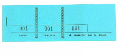 1 BLOC PASSE PARTOUT COULEUR 48X150 