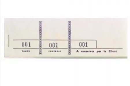 1 BLOC PASSE PARTOUT COULEUR 48X150 