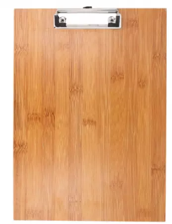 1 PLANCHE PORTE MENU AVEC PINCE 22,9x31,8x0,4 CM BAMBOU