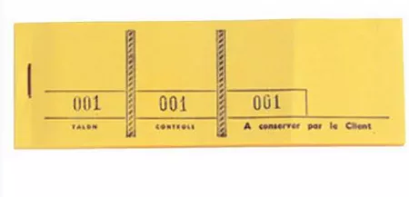 10 BLOC PASSE PARTOUT COULEUR 48X150 