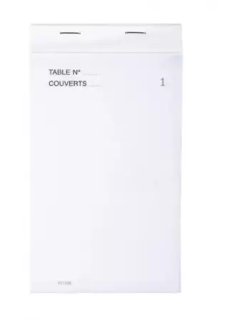 10 Blocs Ma&icirc;tre d\'hotel TRIPLI 95x150mm / 1992