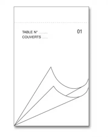 10 Blocs Ma&icirc;tre d\'hotel TRIPLI 95x150mm / 1992
