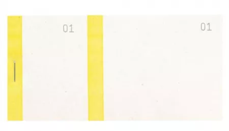 10 Blocs Vendeurs 66x135 JAUNE