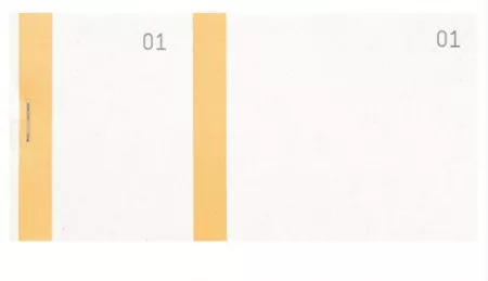 10 Blocs Vendeurs 66x135 ORANGE