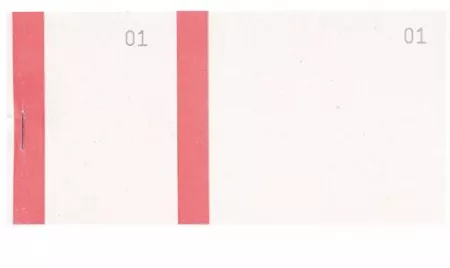 10 Blocs Vendeurs 66x135 ROUGE