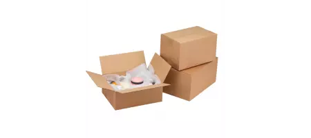 10 Caisse carton simple cannelure - 800 x 600 x 600 mm