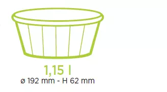 10 CARTY ROND 1,15 L FOND NOIR