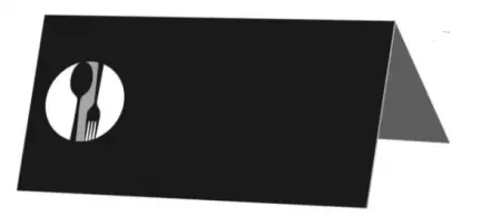 10 Chevalets de Table 8x4cm FUNNY / 1055