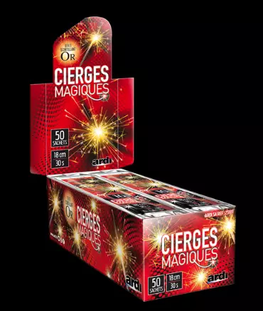 10 Cierges Magiques 18cm