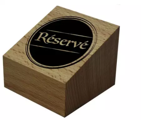 10 Cube bois 5,5x5,5cm Weng&eacute; Preho R&eacute;serv&eacute;