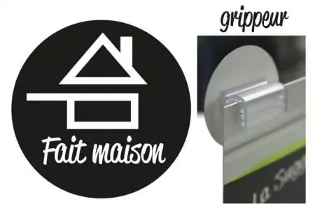 10 Disque D49mm Fait maison + grippeur S contrecoll&eacute;