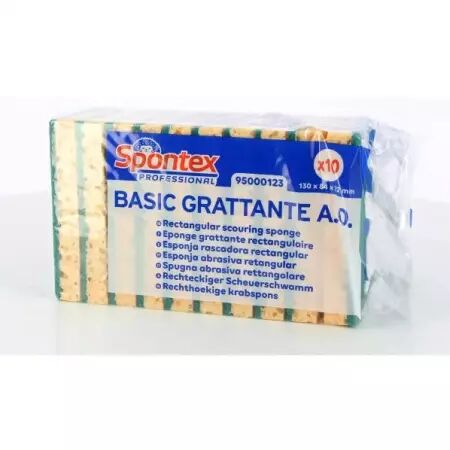 10 EPONGES VERTE PETIT MODELE SPONTEX