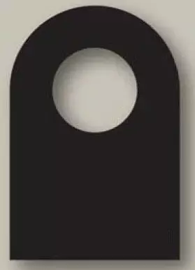 10 Etiq 7x11cm noire Col de bouteille + feutre