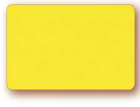 10 Etiquettes 6x4 Fluo JAUNE / 23003