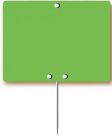 10 Etiquettes 6x8cm fluo VERT / 023102