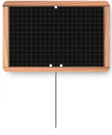 10 Etiquettes &agrave; pique 7x10 Ecoli&egrave;res / 1620