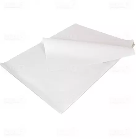 10 Kg Papier Ingraissable 33x33cm BLANC