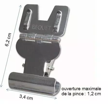 10 Pinces articul&eacute;s inox / 1784