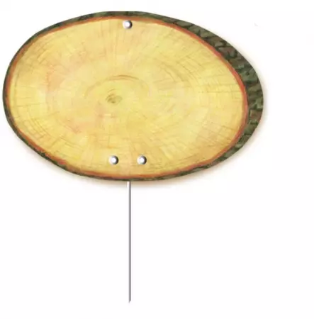 10 Rondins Pique inox 12.5x8  / 9737