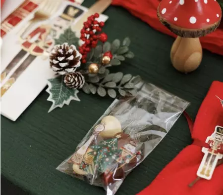 10 SACHETS ALIMENTAIRES CHRISTMAS STORY