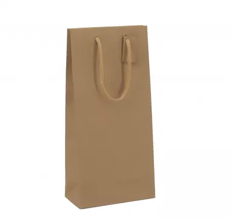 10 Sacs 2 Bouteilles Kraft brun 180+88x380 / 22003