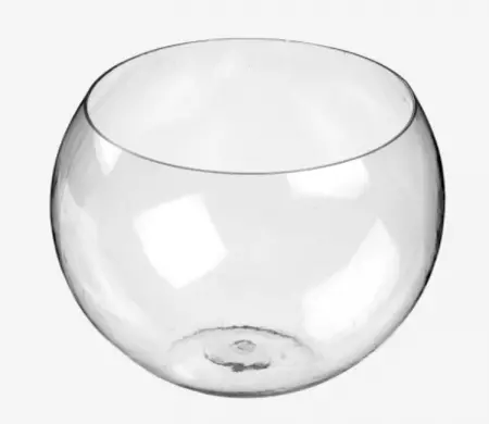 10 Sph&egrave;re Plastique 75ml TRANSPARENT