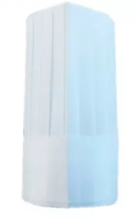 10 Toques Ajustables Classique 31cm BLANC