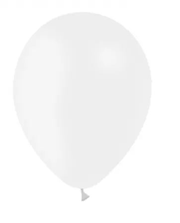 100 Ballons D30 BLANC