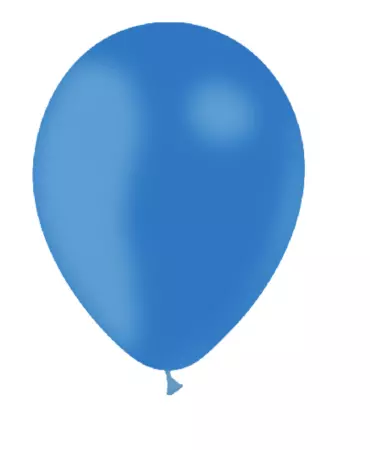100 Ballons D30 BLEU ROI