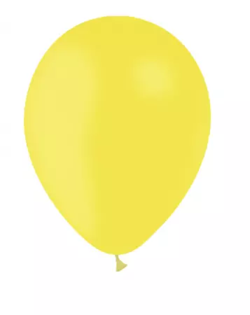 100 Ballons D30 JAUNE CITRON