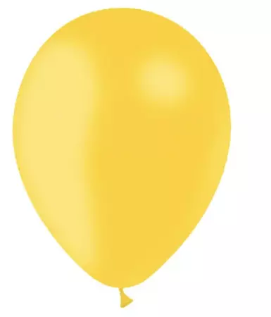 100 Ballons D30 JAUNE D\'OR