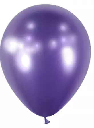 100 BALLONS LATEX 10 \' (25cm) METAL VIOLET FDS