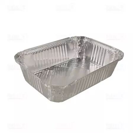 100 Barquettes Aluminium BO1500