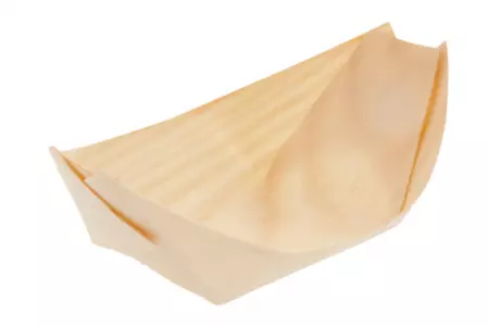 100 Barquettes Bois Pin 14x8x2 / 183.02