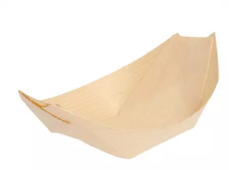 100 Barquettes Bois Pin 9x6x1.5 / 165.58