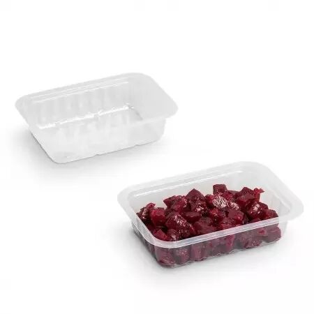 100 Barquettes Scellables 250cc Transparent