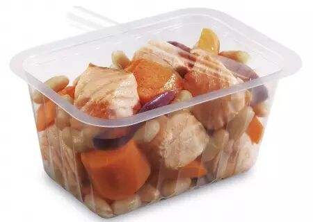 100 Barquettes Scellables 500cc Transparent