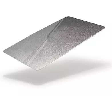 100 Cartes 54x86mm PVC ARGENT