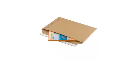 100 Pochettes carton avec fermeture adh&eacute;sive - 360 X 250 mm