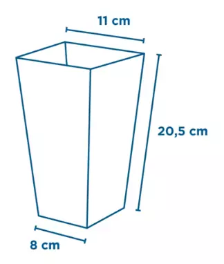 100 RECIPIENTS POP-CORNS \'THEPACK STRIPES\' 2 L 8x11x20,5 CM BLANC CARTON ONDUL&Eacute; NANO-MICRO