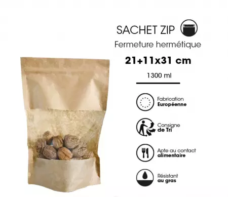 100 Sacs Dailypac MOKA 210x110x310 BRUN