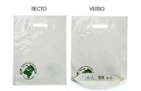 100 Sacs PDR Blanc 3 Bouteilles 30+4.5x40 60&micro; / 11343