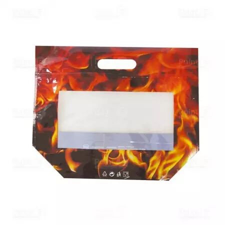 100 Sacs poulets Zip 35x29+7.5cm