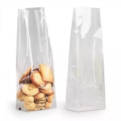 100 Sacs PP Fond Carton 120x260mm TRANSPARENT