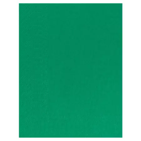 100 Serviettes Ouate 2 plis 30x39 VERT LUMIERE