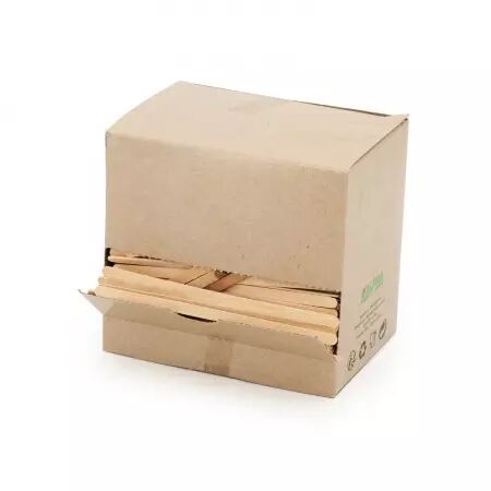 1000 Agitateurs Bois 110mm