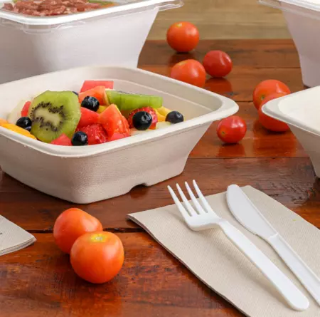 1000 Fourchettes 17cm Biod&eacute;gradable Compostable CPLA