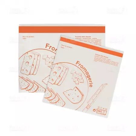 1000 Pochettes adh&eacute;sives 166x250mm FROMAGERIE