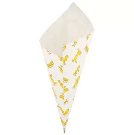 1000 SACHETS EN POINTE \'CHIPS\' 400 G 70 G/M2 34x24 CM BLANC PARCH.INGRAISSABLE