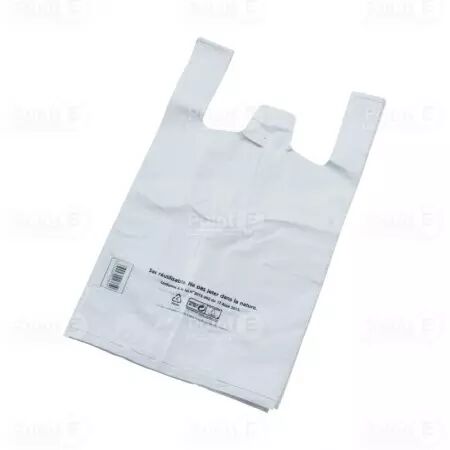 1000 Sacs Bretelles 26+12x45 50&micro; BLANC / BRSW5045